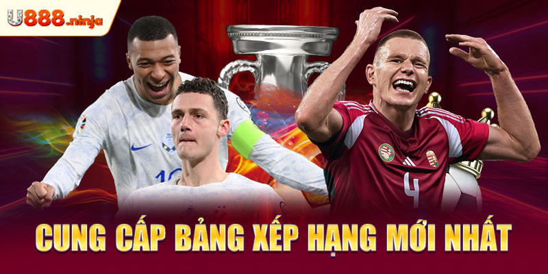 Cung cấp bảng xếp hạng mới nhất